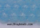 CKQ333 15.5 inches 14mm round dyed crackle quartz beads wholesale