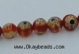 CLG626 10PCS 16 inches 6mm round lampwork glass beads wholesale