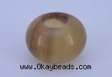 CLO05 19*30mm rondelle loose yellow fluorite gemstone beads wholesale