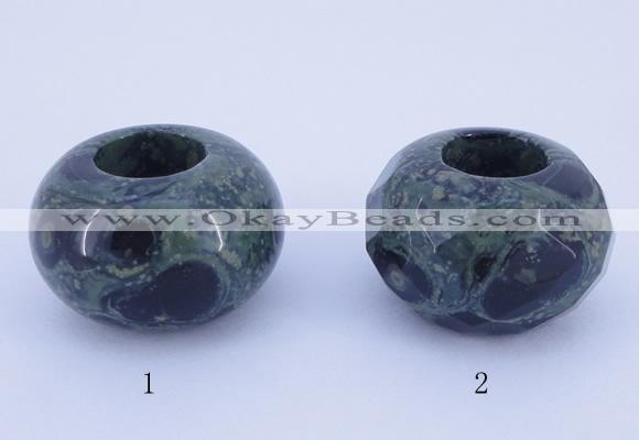 CLO24 19*30mm rondelle loose kambaba jasper gemstone beads wholesale