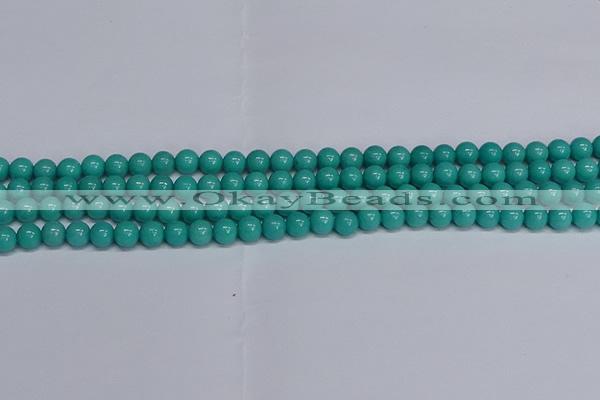 CMJ191 15.5 inches 6mm round Mashan jade beads wholesale
