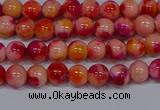 CMJ400 15.5 inches 4mm round rainbow jade beads wholesale