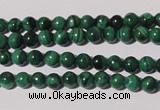 CMN202 15.5 inches 4mm round natural malachite beads wholesale