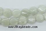CMS209 15.5 inches 10mm flat round moonstone gemstone beads wholesale