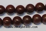 CNE14 15.5 inches 16mm round red stone needle beads wholesale