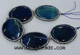CNG3126 8 inches 45*55mm - 50*60mm freeform agate gemstone beads