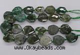 CNG3403 15.5 inches 28*30mm - 30*32mm faceted freeform agate beads