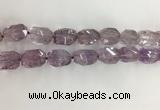 CNG3583 13*18mm - 15*20mm faceted nuggets light amethyst beads