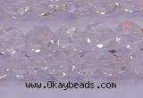 CNG5471 15.5 inches 6mm faceted nuggets white crystal beads
