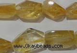 CNG902 15.5 inches 13*18mm – 15*25mm faceted nuggets citrine beads