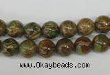 CNI50 15.5 inches 8mm round natural imperial jasper beads