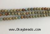 CNS701 15.5 inches 6mm round serpentine jasper beads wholesale