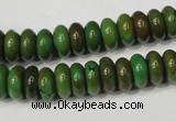CNT366 15.5 inches 5*10mm rondelle turquoise beads wholesale