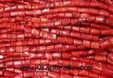 COBS03 15 inches 6*10 - 10*14mm irregular red coral beads wholesale COBS03 15 inches 6*10 - 10*14mm irregular red coral beads wholesale