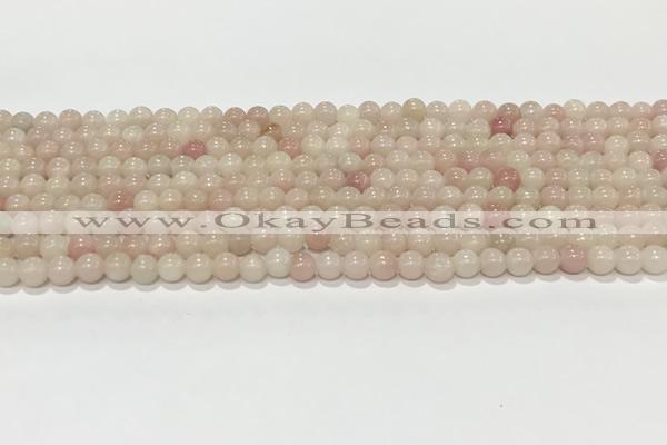 COP1820 15.5 inches 4mm round Chinese pink opal gemstone beads wholesale
