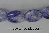 COV143 15.5 inches 13*18mm oval watermelon blue beads wholesale