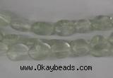 COV42 15.5 inches 8*10mm oval watermelon green beads wholesale