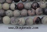 CPJ601 15.5 inches 6mm round purple striped jasper beads wholesale