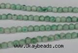 CQJ201 15.5 inches 4mm round Qinghai jade beads wholesale