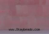 CRB311 15.5 inches 8*12mm tyre matte rose quartz beads wholesale