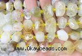 CRBS01 15 inches 12*16mm - 13*18mm faceted nuggets citrine beads