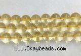 CRBS12 15 inches 18mm round citrine gemstone beads wholesale