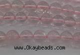 CRQ121 15.5 inches 6mm round natural rose quartz beads wholesale