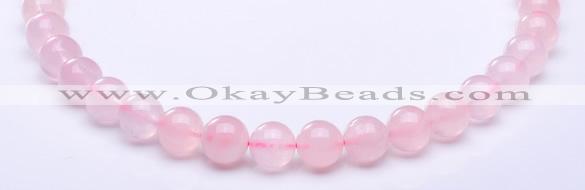 CRQ26 15.5 inches 6mm round natural rose quartz beads Wholesale