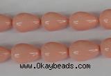 CSB106 15.5 inches 10*14mm teardrop shell pearl beads wholesale