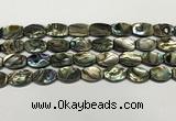CSB4160 15.5 inches 10*14mm flat drum abalone shell beads wholesale