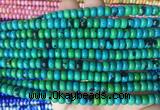 CSBS07 15 inches 4*6mm rondelle synthetic chrysocolla gemstone beads wholesale CSBS07 15 inches 4*6mm rondelle synthetic chrysocolla gemstone beads wholesale