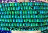 CSBS08 15 inches 5*8mm rondelle synthetic chrysocolla gemstone beads wholesale CSBS08 15 inches 5*8mm rondelle synthetic chrysocolla gemstone beads wholesale