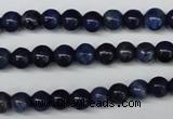 CSO400 15.5 inches 4mm round dyed sodalite gemstone beads