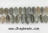 CTD2393 Top drilled 13*30mm - 14*42mm sticks moonstone beads