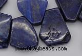 CTD308 Top drilled 15*20mm - 20*25mm freeform lapis lazuli beads