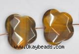 CTE10 butterfly shape 25*30mm yellow tiger eye beads wholesale