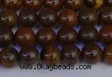 CTE1781 15.5 inches 6mm round yellow iron tiger beads wholesale