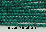 CTG101 15.5 inches 2mm round tiny synthetic malachite beads wholesale