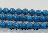 CTU1622 15.5 inches 8mm round synthetic turquoise beads