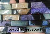 CUBS102 15 inches 12*40mm cuboid agate gemstone beads wholesale CUBS102 15 inches 12*40mm cuboid agate gemstone beads wholesale