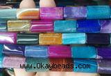 CUBS116 15 inches 10*20mm cuboid agate gemstone beads wholesale CUBS116 15 inches 10*20mm cuboid agate gemstone beads wholesale