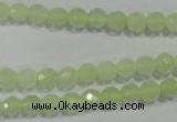 CXJ151 15.5 inches 6mm faceted round New jade beads wholesale