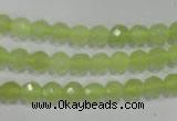 CXJ161 15.5 inches 6mm faceted round New jade beads wholesale