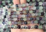 FLBS25 15 inches 8mm carved Lotus flower fluorite beads wholesale