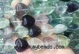FLBS48 15 inches 20mm heart fluorite beads wholesale