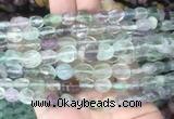 FLBS51 15 inches 6*8mm - 8*12mm nuggets fluorite beads wholesale