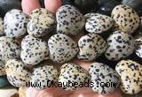 HGBS145 15 inches 28mm heart dalmatian jasper gemstone beads wholesale HGBS145 15 inches 28mm heart dalmatian jasper gemstone beads wholesale