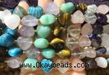 HGBS149 15 inches 15mm heart colorful gemstone beads wholesale HGBS149 15 inches 15mm heart colorful gemstone beads wholesale