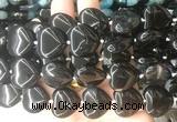 HGBS152 15 inches 20*20mm heart Agate gemstone beads wholesale