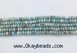 LRBS09 15 inches 5*8mm rondelle larimar gemstone beads wholesale